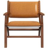 Hendrix - Antique Arm Chair - Brown / Rustic / Tan