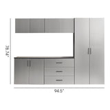 Astro Series - Garage Cabinet Set B With Soft Closing Drawers