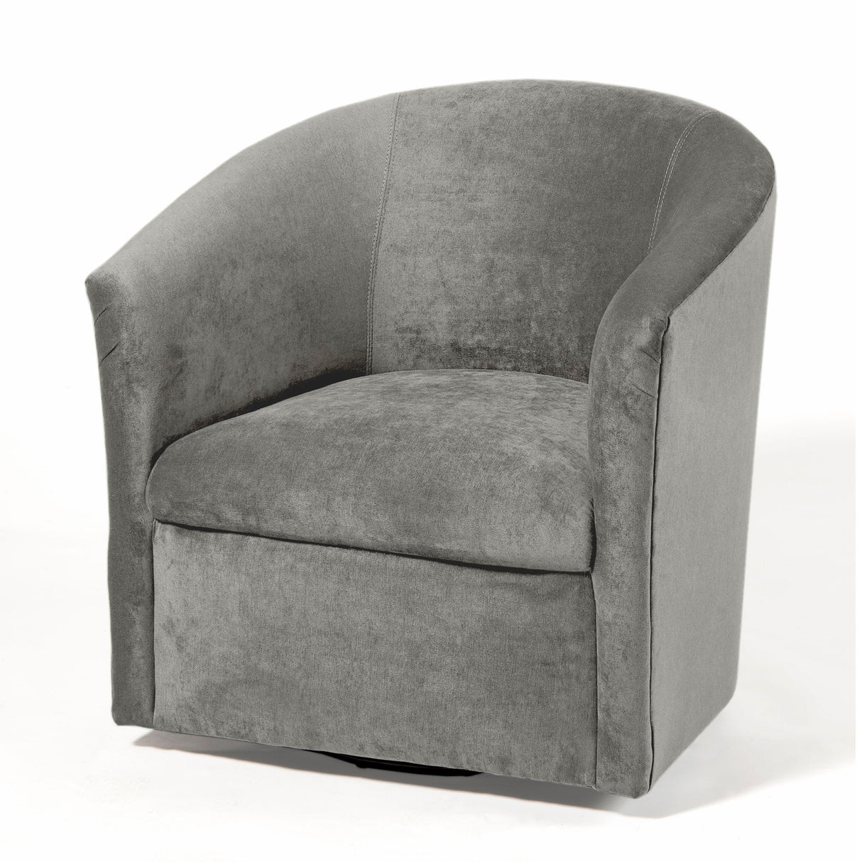 Eden - Swivel Chair With Microfiber Upholstery And Hardwood Frame
