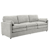 Cozy Upholstered 3 Seater Sofa Plush Cushion For Living Room