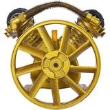 V Type Dual Cylinder Air Compressor Pump Head 5.5Hp 21Cfm 115 Psi - Golden