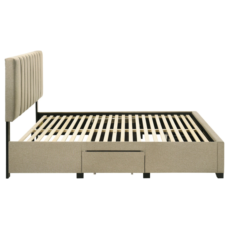 Wheatland Panel Platform Storage Bed