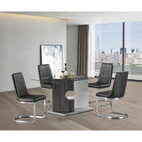 Iris - Dining Table - Gray