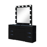 Elisa - Vanity Set With Stool And LED Bulbs