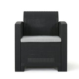 Outdoor Wicker Club Chair With Water Resistance