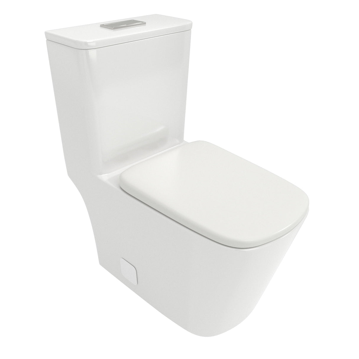 1 Piece Toilet & Dual Flush And Soft Closing Seat - White