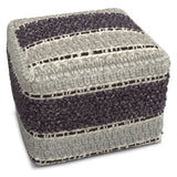 Grady - Handcrafted Square Pouf
