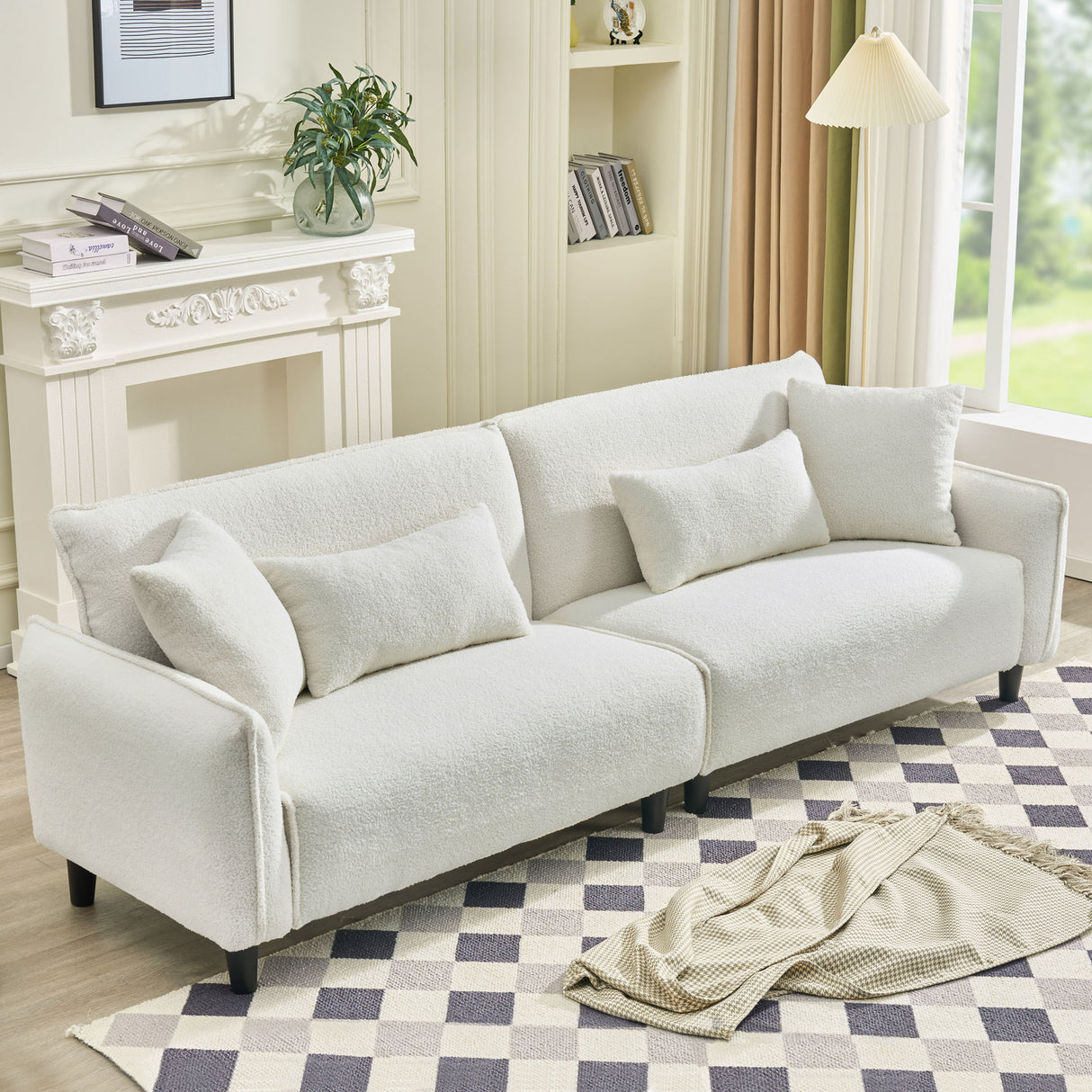 Teddy Velvet Sofa, Soft & Comfortable