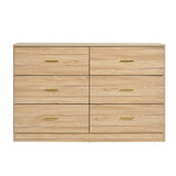 Modern Drawer Dresser For Bedroom, Ample Storage Wide Chest Of Drawers
