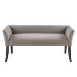 Elegant Design Bench Upholstery, Solid Wood Frame