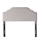 Luella - Button Tufted Upholstered Headboard