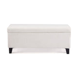 Storage Ottoman With Flip Top Lid