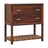 Regency - Woven 2 Drawer Nightstand - Brown