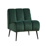 Upholstered Armless Chair For Living Room
