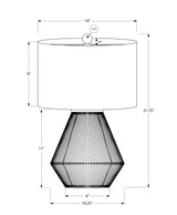 Lighting, Table Lamp, Rope, Resin, Transitional - Brown