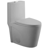 1 Piece Toilet With Tornado Flush, Dual Flush, And ADA Height Comfort Chair