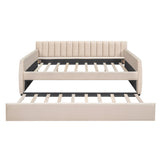 Upholstered Daybed With Slat Support
