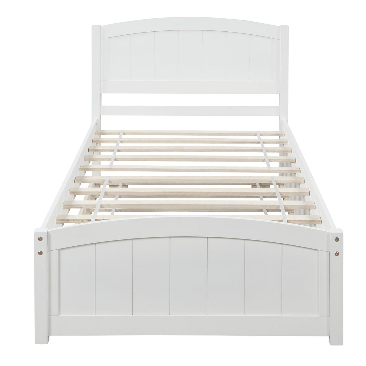 Platform Bed & Headboard, Footboard And Wood Slat Support