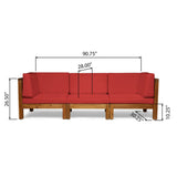 Oana - 3 Piece Sofa Set With Water Resistant Cushions