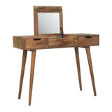 Foldable Mirror Dressing Table