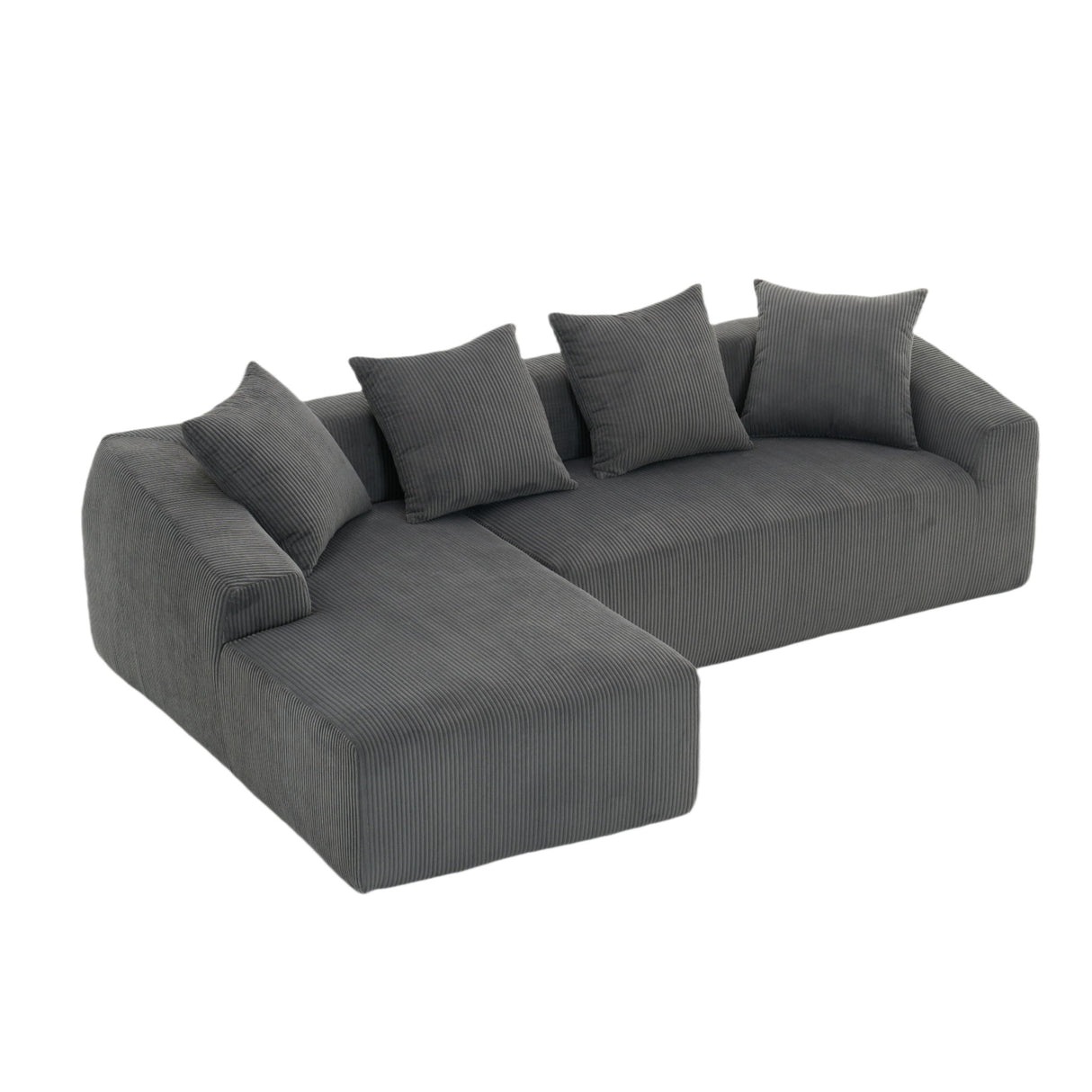 Combined 3 Seater Sofa With 4 Pillows