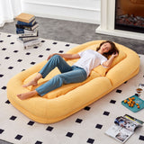 Contemporary Folding Sofa Chair With 5 Adjustable Positions For Gaming, Meditation, And Relaxation