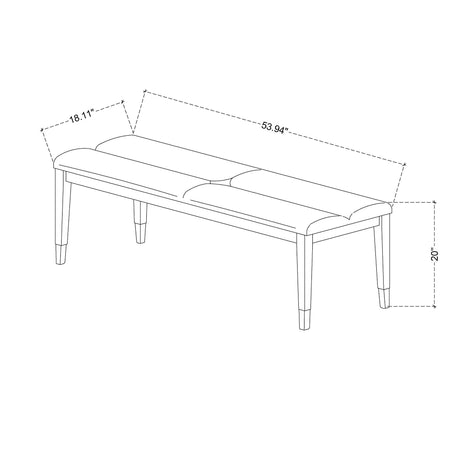 Uriuni - Bedroom Bench - Champagne