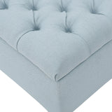 Glouster - Contemporary Storage Ottoman With Button Tufted Design