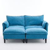 Convertible Combination Sofa With Footstools With Storage