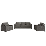 Cloud Sofa Set Couch For Living Room - Gray