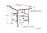 Amherst - Handcrafted End Table