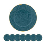 Polypropylene Charger Plate (Set of 8) - Blue