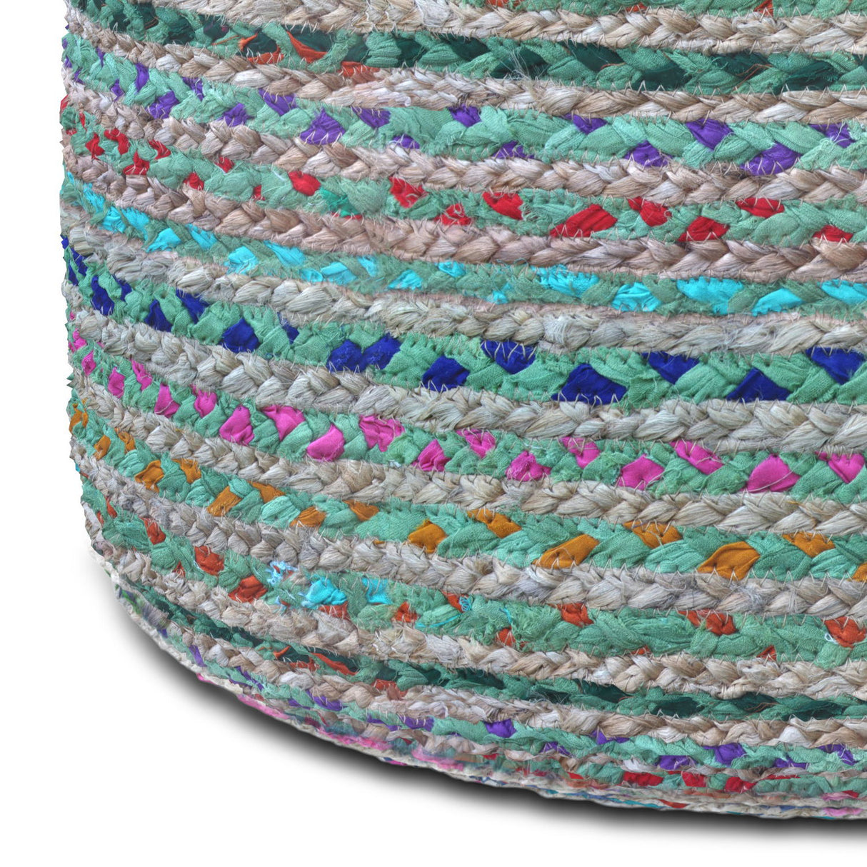 Margo - Handcrafted Round Pouf