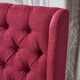 Sophisticated Tufted Dining Chair With High Back Design