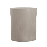 Outdoor Round With U Shape Side Table - Light Gray