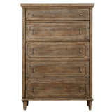 5 Drawer Chest With Construction - Taupe