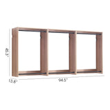 Devi - Wall Mounted Wood Closet System, Modular Units