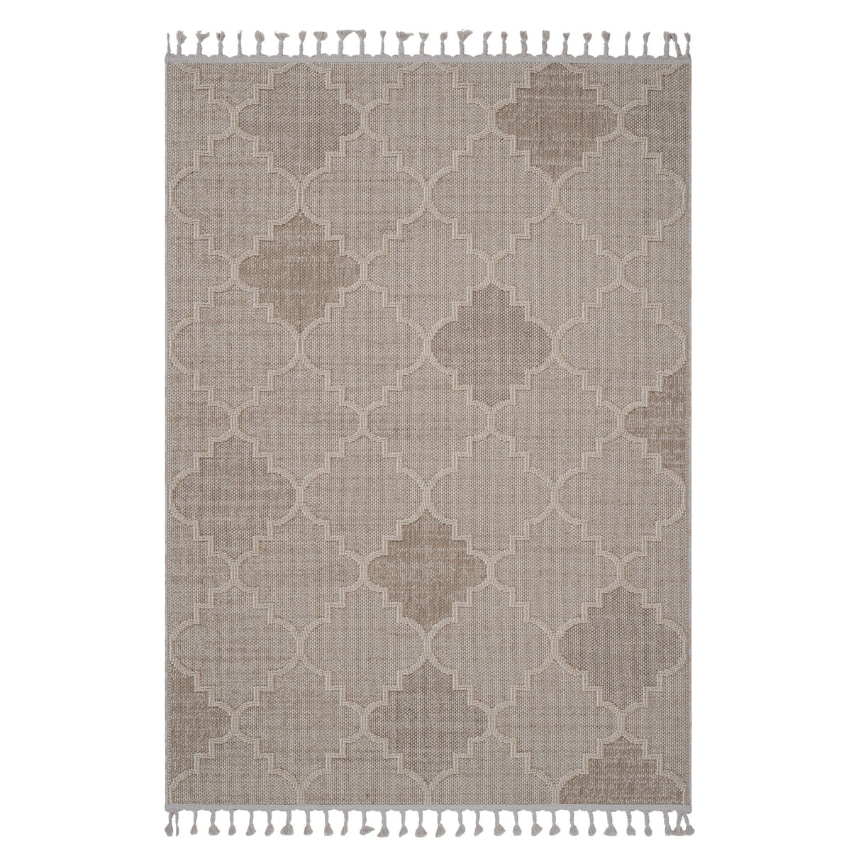Guros - 6' X 9' Trellis Indoor / Outdoor Area Rug - Cream