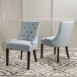 Contemporary Cheney Dining Chair Set With Tufted Design