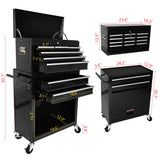 High Capacity Rolling Tool Chest With Wheels And Drawers, Storage Cabinet
