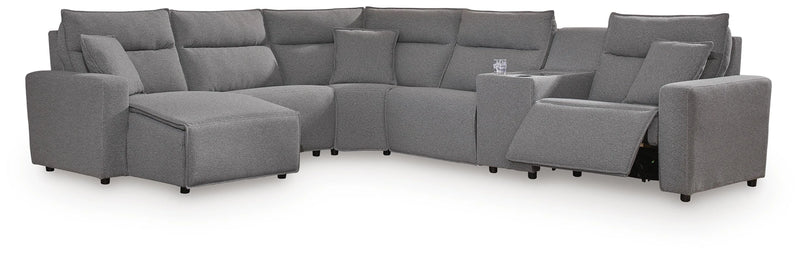 Modmax II Power Reclining Sectional with Chaise and Console