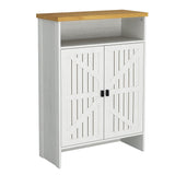 Modern Minimalist Shoe Cabinet With Sliding Door Design - White