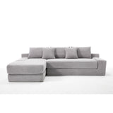 Modern L - Shaped Sectional Couch With Memory Foam