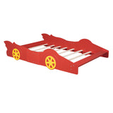 Race Car Shaped Platform Bed & Wheels