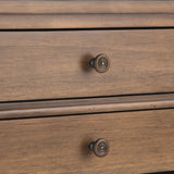 Carlton - Bedside Table - Rustic Natural Aged Brown