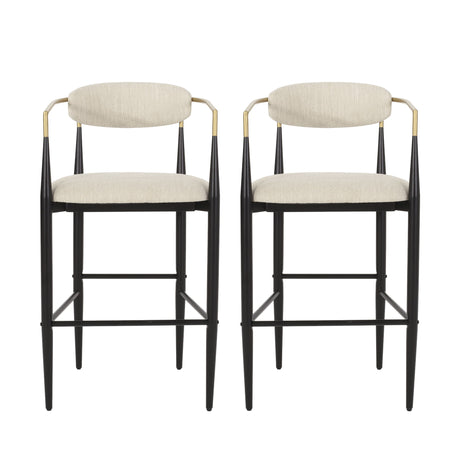 Counter Height Upholstered Barstools (Set of 2)