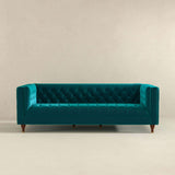Evelyn - Mid-Century Modern Leather Luxury Chesterfield Sofa
