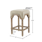 Christine - Counter Stool - Light Gray
