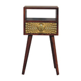 Eden - Mini Nightstand - Chestnut