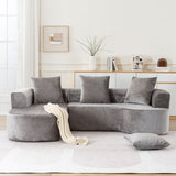 Modular Sectional Sofa With L Shape Chaise With Deep Seat